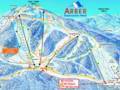 Plan des pistes Arber
