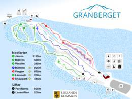 Domaine skiable Granberget – Leksand