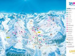 Plan des pistes Livigno