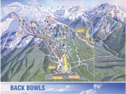 Plan des pistes Lake Louise