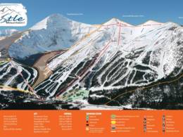 Plan des pistes Castle Mountain