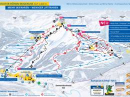 Plan des pistes Riesneralm – Donnersbachwald