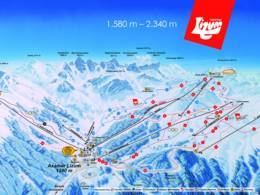 Plan des pistes Axamer Lizum