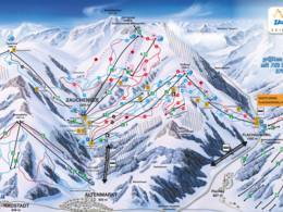 Plan des pistes Zauchensee/Flachauwinkl