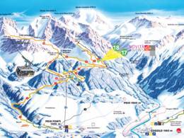 Plan des pistes Pejo