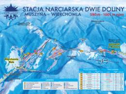 Domaine skiable Dwie Doliny – Wierchomla Mała/Szczawnik (Piwniczna-Zdrój/Muszyna)