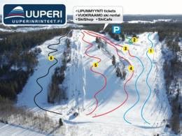 Domaine skiable Uuperin rinteet