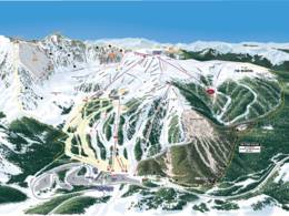 Plan des pistes Arapahoe Basin