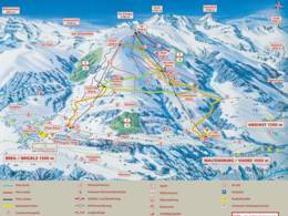 Plan des pistes Brigels/Waltensburg/Andiast