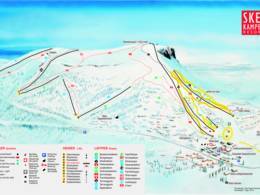 Plan des pistes Skeikampen – Gausdal