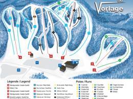 Domaine skiable Vorlage