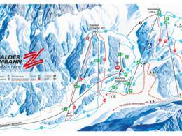 Plan des pistes Ehrwalder Alm – Ehrwald