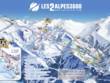 Plan des pistes Les 2 Alpes