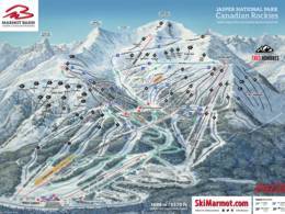 Plan des pistes Marmot Basin – Jasper