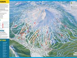 Plan des pistes Mt. Bachelor