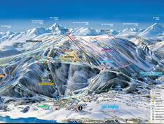 Plan des pistes Les Angles