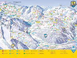 Plan des pistes Mayrhofen – Penken/Ahorn/Rastkogel/Eggalm