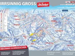 Plan des pistes SkiWelt Wilder Kaiser-Brixental