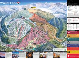 Plan des pistes Winter Park Resort
