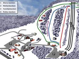 Plan des pistes Stenkällegården