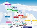Plan des pistes Asarigawa Onsen