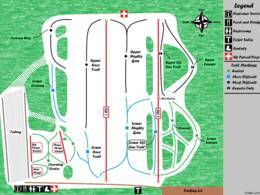 Plan des pistes Campgaw Mountain