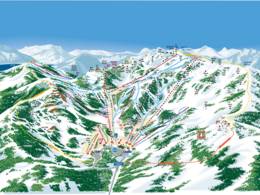 Plan des pistes Alpine Meadows