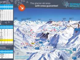 Plan des pistes Schnalstaler Gletscher (Glacier du Val Senales)