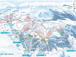 Plan des pistes Grandvalira – Pas de la Casa/Grau Roig/Soldeu/El Tarter/Canillo/Encamp