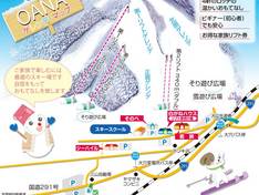 Plan des pistes Oana