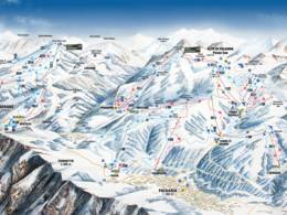 Plan des pistes Folgaria/Fiorentini