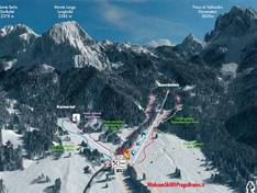 Plan des pistes Braies (Prags)