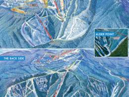 Plan des pistes Silver Star