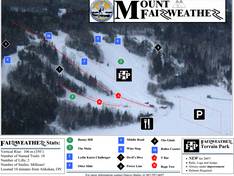 Plan des pistes Mount Fairweather – Atikokan