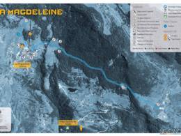 Plan des pistes La Magdeleine