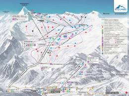 Plan des pistes Kitzsteinhorn/Maiskogel – Kaprun