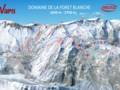 Plan des pistes Vars/Risoul – La Forêt Blanche