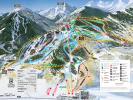 Plan des pistes Buttermilk Mountain