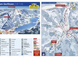 Plan des pistes Gerlitzen