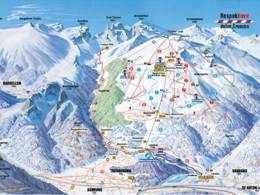 Plan des pistes Golm