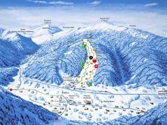Plan des pistes Bačova Roveň – Vyšná Boca