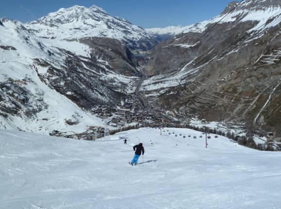 Piste Solaise à Val d´Isère