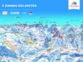 Plan des pistes 3 Zinnen Dolomites – Monte Elmo/Stiergarten/Croda Rossa/Passo Monte Croce