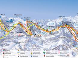 Plan des pistes Hochkönig – Maria Alm/Dienten/Mühlbach
