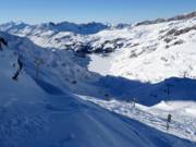 Vue entre le Jochstock et l'Engstlenalp