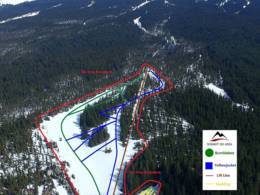 Plan des pistes Timberline Summit Pass