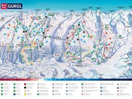 Plan des pistes Gurgl – Obergurgl-Hochgurgl