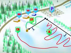 Plan des pistes Kotlinka – Szymbark