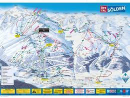 Plan des pistes Sölden