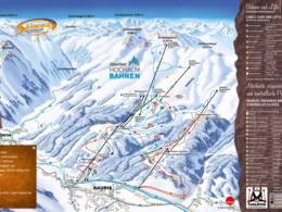 Plan des pistes Rauriser Hochalmbahnen – Rauris